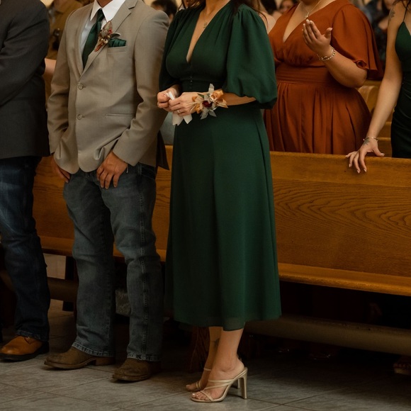 Lulu’s Ferrara Gold High Heel Sandals sz 7-1/2 - Picture 3 of 10